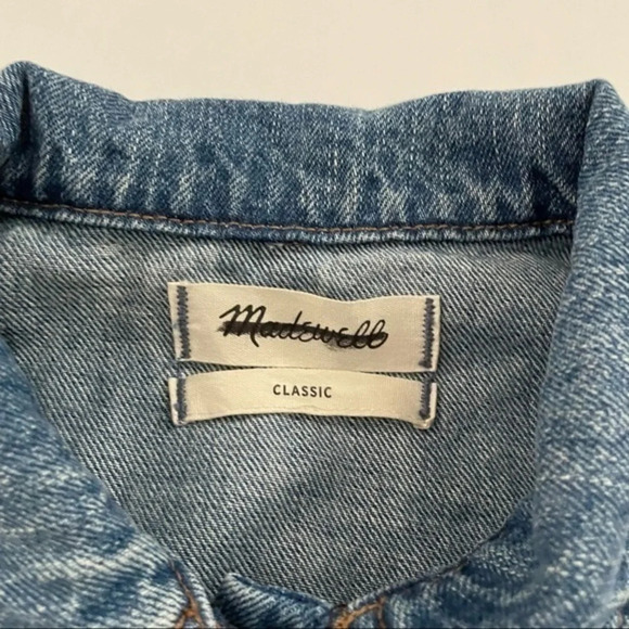 Madewell The Jean Jacket Pinter Wash XS - Picture 8 of 10